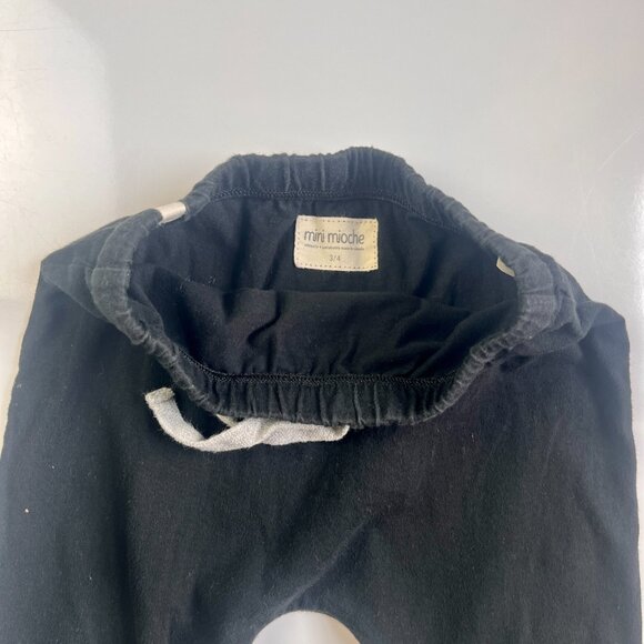 Mini Mioche Cloud Skinny Sweats in Black - Picture 4 of 4